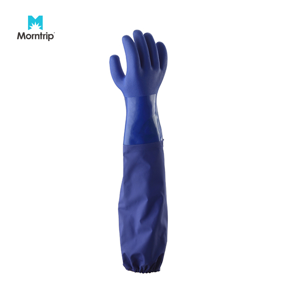 Multi Purpose Natural Long Household For Food Processing Laundry Kitchen Garage Washing Rubber Gloves