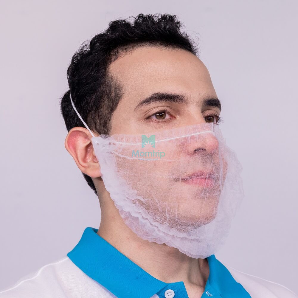 Food Processing Catering Cook Use Disposable Beard Cover Mask