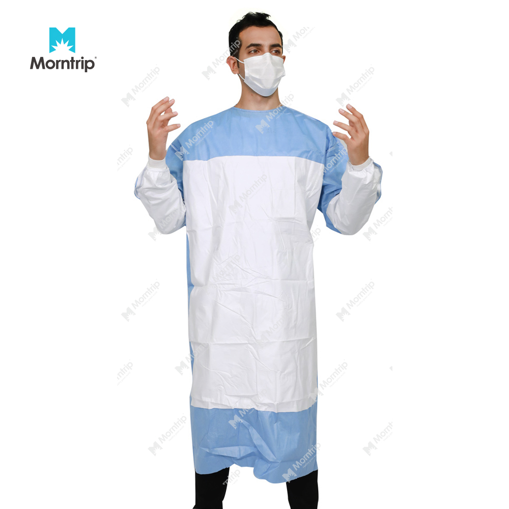 Ultrasonic Sealed Seam Reinforced Surgical Theater Gown