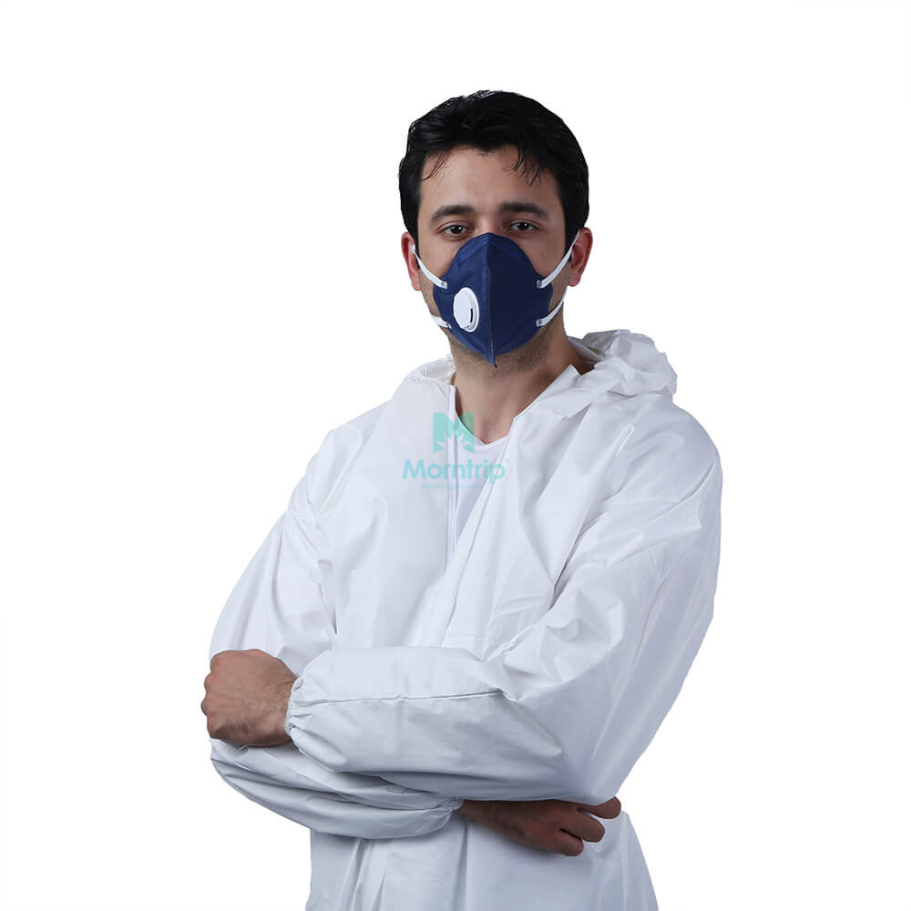 Anti Static Dustproof Panting Spraying Full Body for Industry Food Isolation Splashproof Laboratory Disposable Clothing Suit