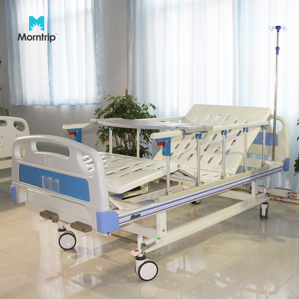 Hot Sale Medical Durable Nursing Home Care Bed Electric Guardrail Wooden Hospital Bed Home Nursing Bed