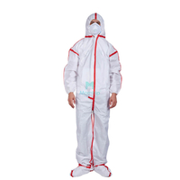Microporous Breathable Disposable Non woven Coveralls with Taped Seams