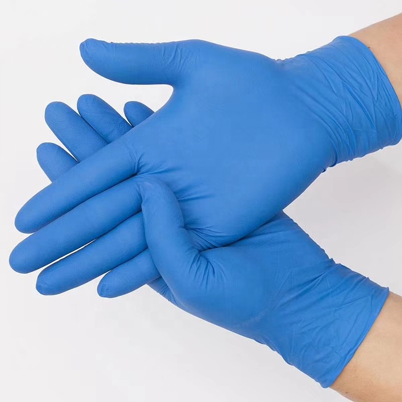 Wholesale Black Powder Free Non-medical Nitrile Gloves With High Quality Household Disposable Nitrile Gloves