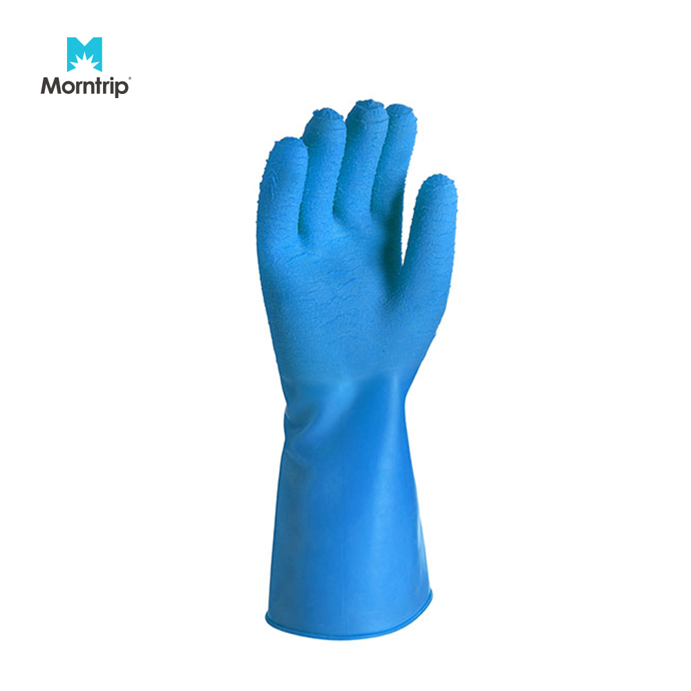 Heavy Duty Hand Heat Resistant PPE Puncture Resistant Rubber Work Gloves