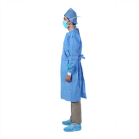 Morntrip Insulation Non Woven Polypropylene Procedure Protective Comfortable Isolation Gown Disposable with Knitted Cuffs