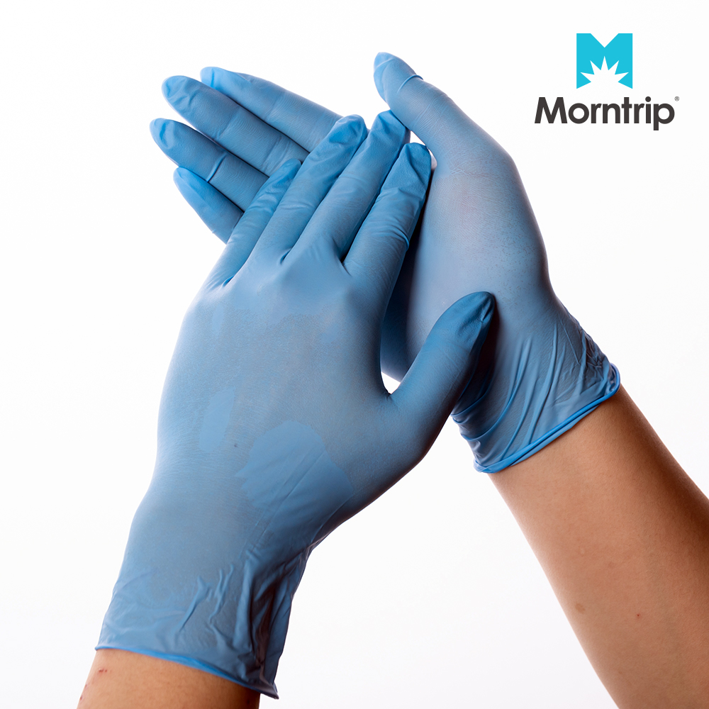 Latex Free Medical Industry Use 9 Inch Examination Nitrile Gloves