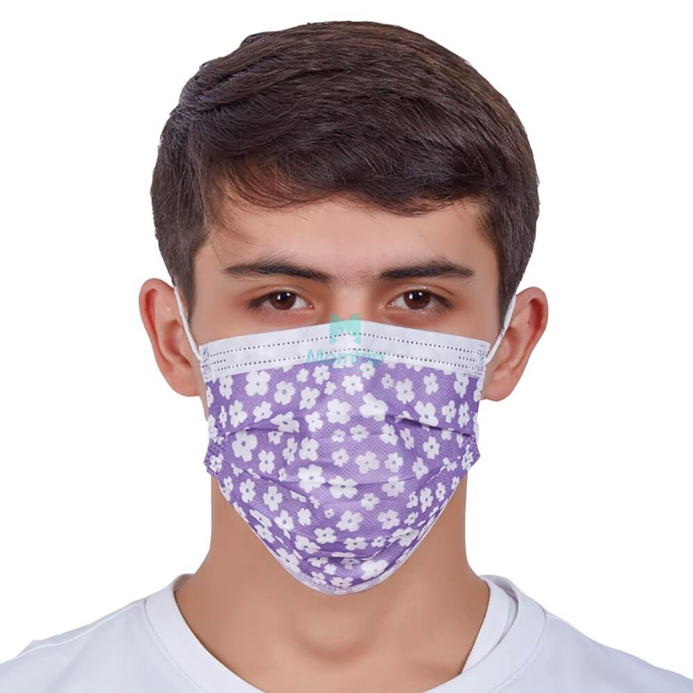 3 Ply Customized Air Pollution Non Woven Breathable Protective Medical Disposable Earloop Sanitary Mask
