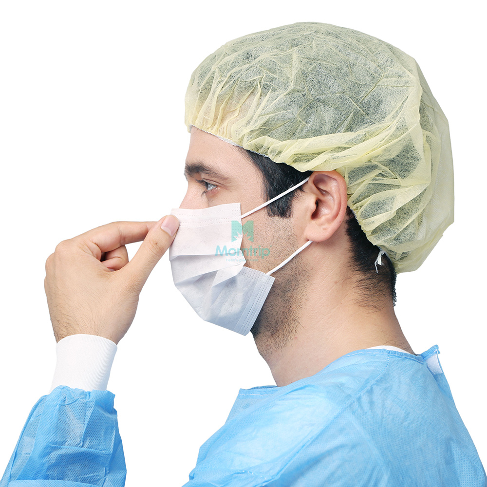 3 Ply Non Woven Procedure High Quality Cheap Safety Customized Breathing Disposable Surgcal Surgical Face Mask