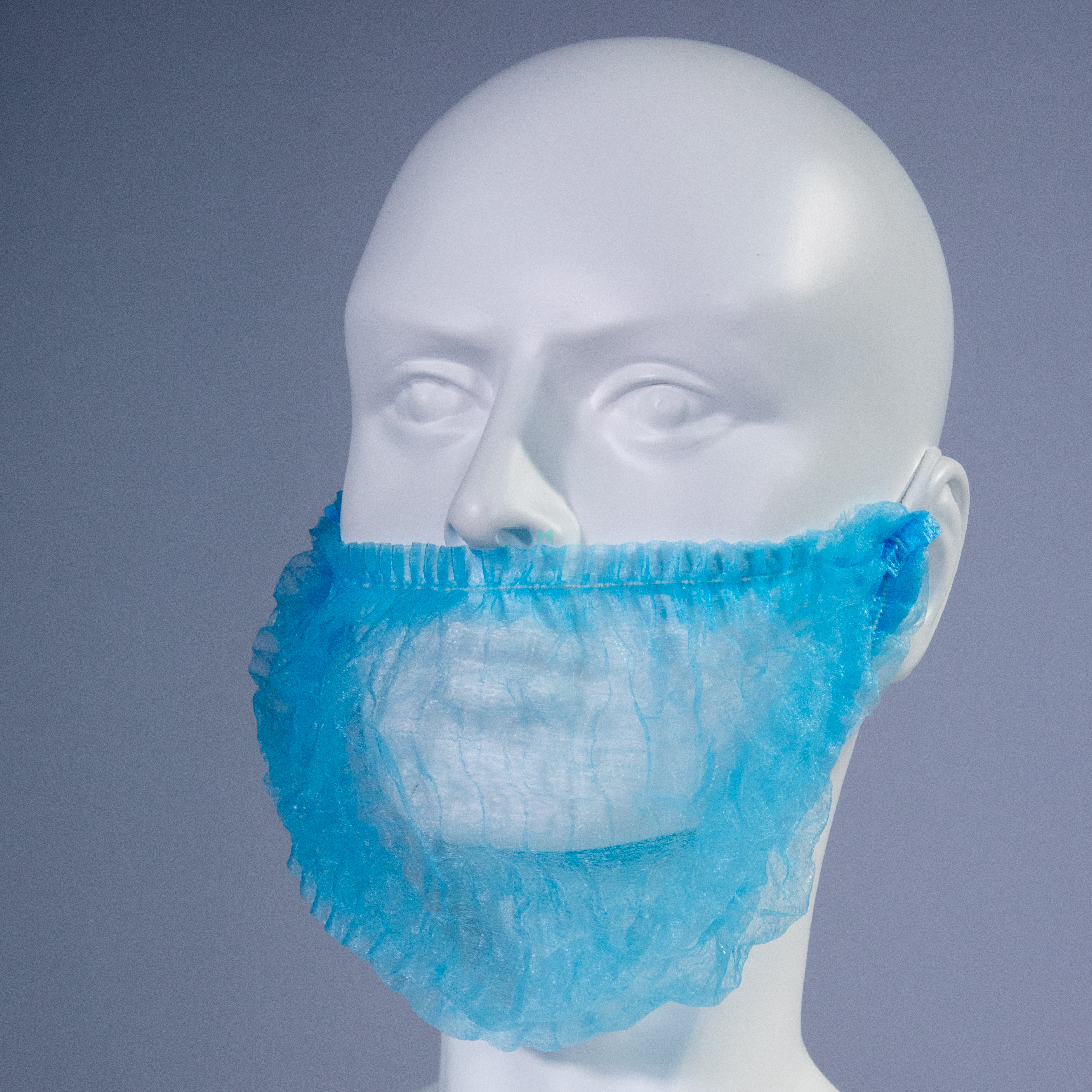 Blue Cheap Direct Supply Non Woven Protective Disposable Beard Net