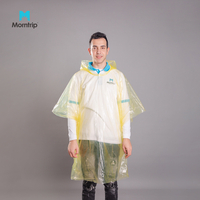 Emergency Transparent Raincoats Waterproof Disposable Rain Poncho for Safety Outdoor Transparent Clear Waterproof Long LDPE Rain Coat Raincoat