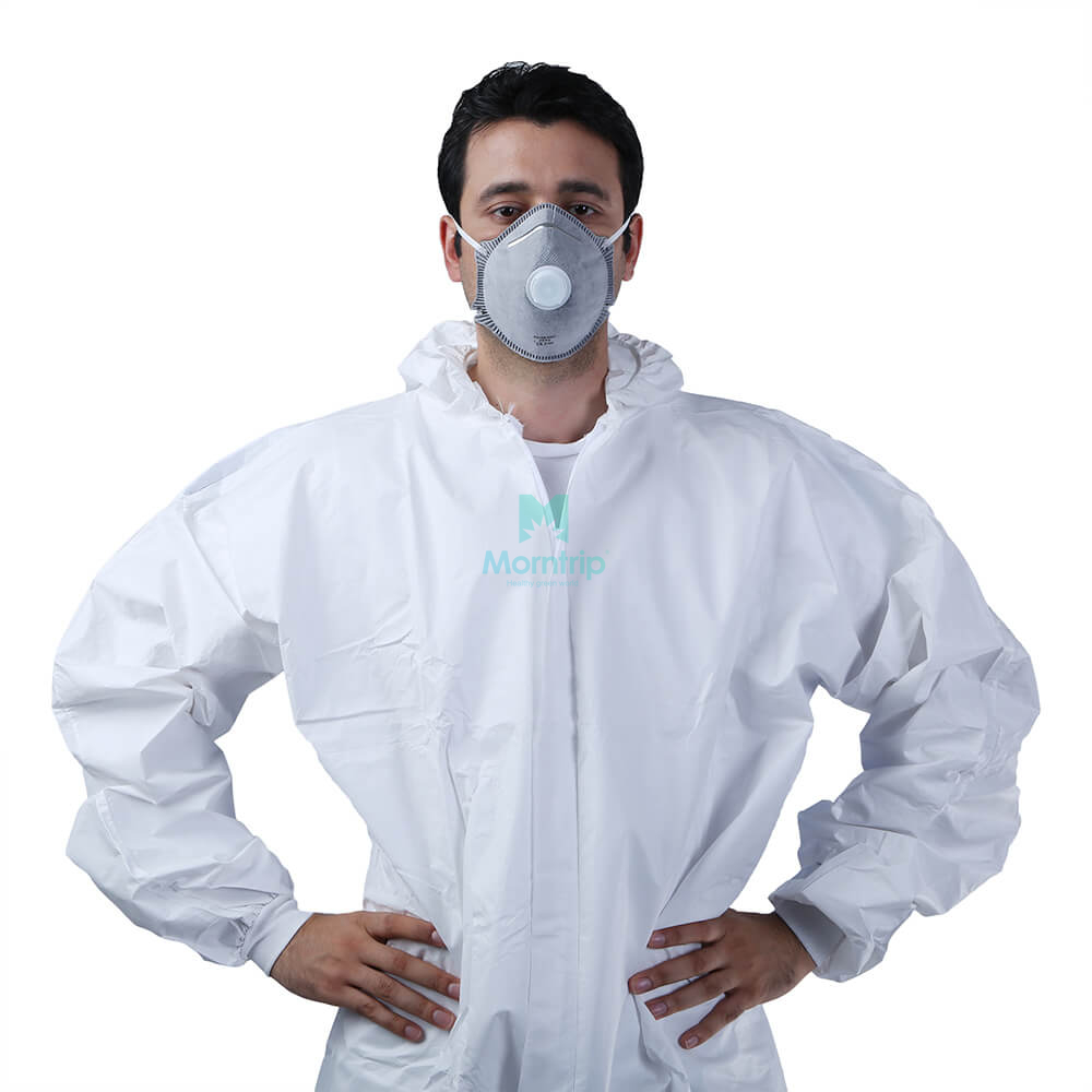 Breathable Type 5 6 Hooded Splashproof Ce Certificated Work Wear Disposable Safety Clothing