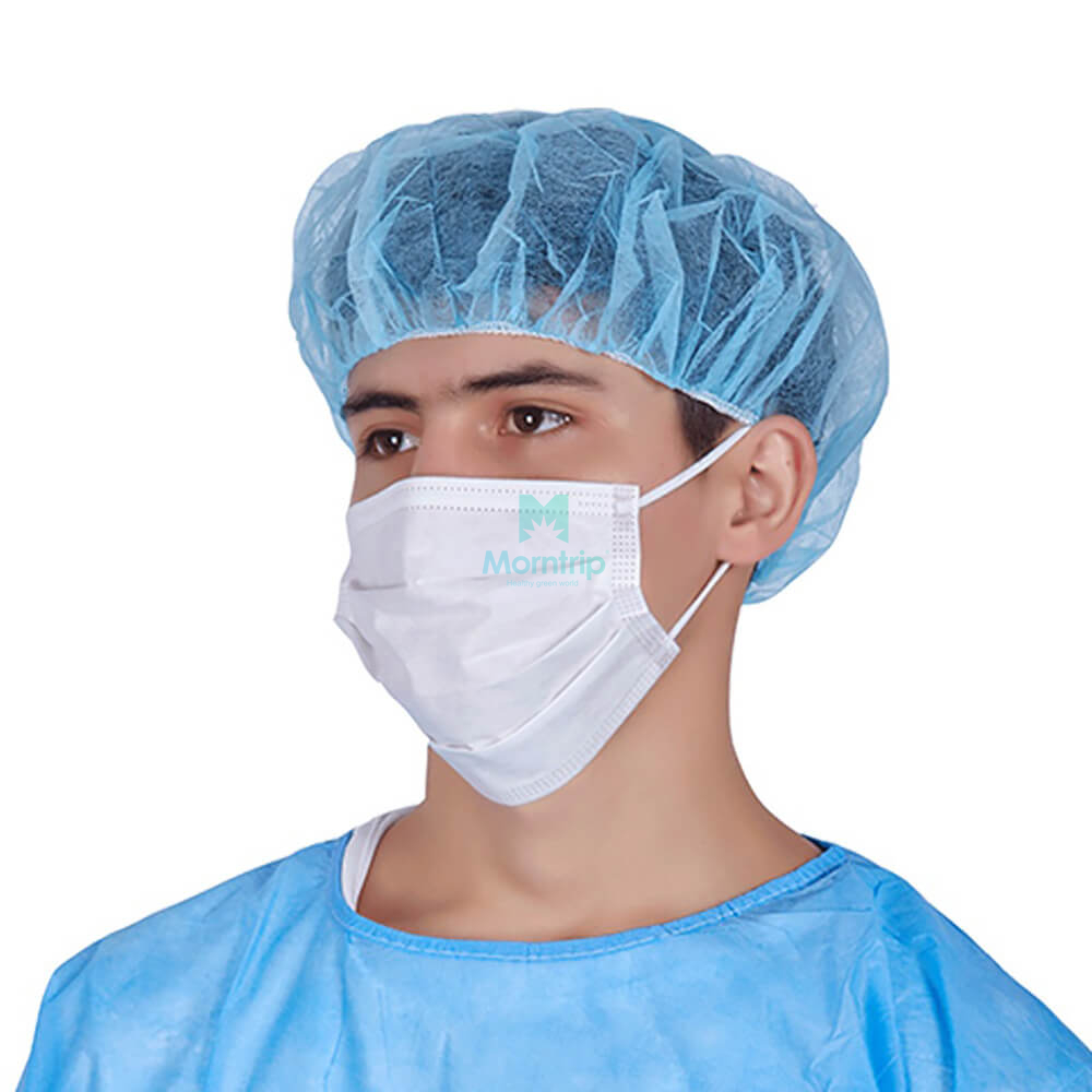White Non Sterile Hygienic Protective Medical Face Mask