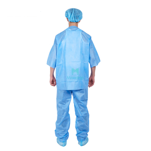 Medical Scrubs and Surgical Gown and Clinic Hospital Uniform Scrubs Suits Wholesale Disposable Surgical Gown 