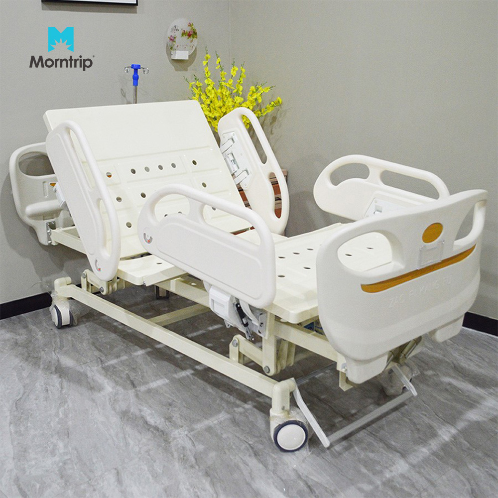 Medical Furniture Comfortable Patient Adjustable Variable Height High Medical Metal Electric Hospital Bed For Patient