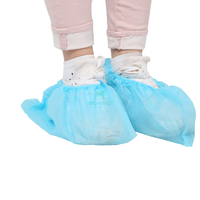 Disposable Waterproof PE CPE SMS Plastic Shoe Cover for Laboratory