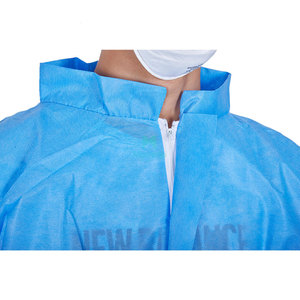 SMS without Hood Anti Static Dustproof Nonwoven Splashproof Disposable Clothing Suit