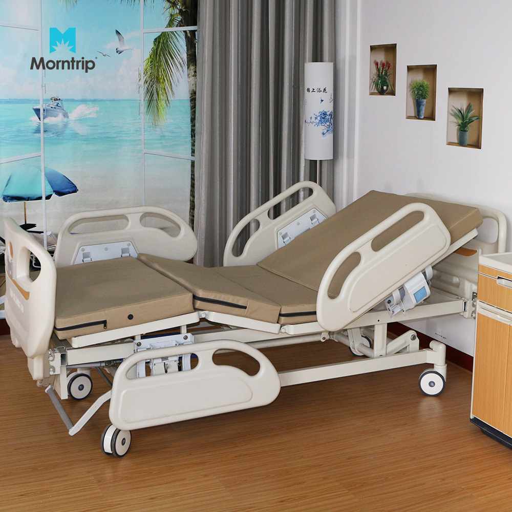 Medical Furniture Comfortable Patient Adjustable Variable Height High Medical Metal Electric Hospital Bed For Patient