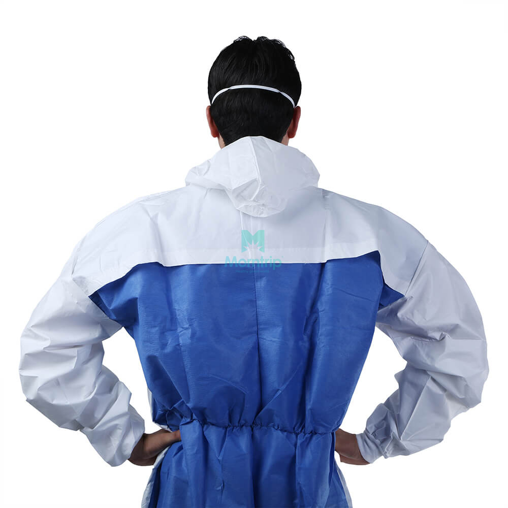Breathable Type 5 6 Hooded Splashproof Ce Certificated Work Wear Disposable Safety Clothing
