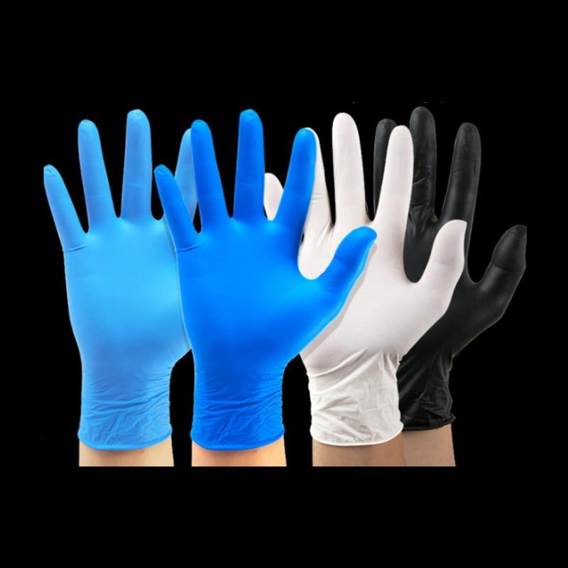 Wholesale Black Powder Free Non-medical Nitrile Gloves With High Quality Household Disposable Nitrile Gloves