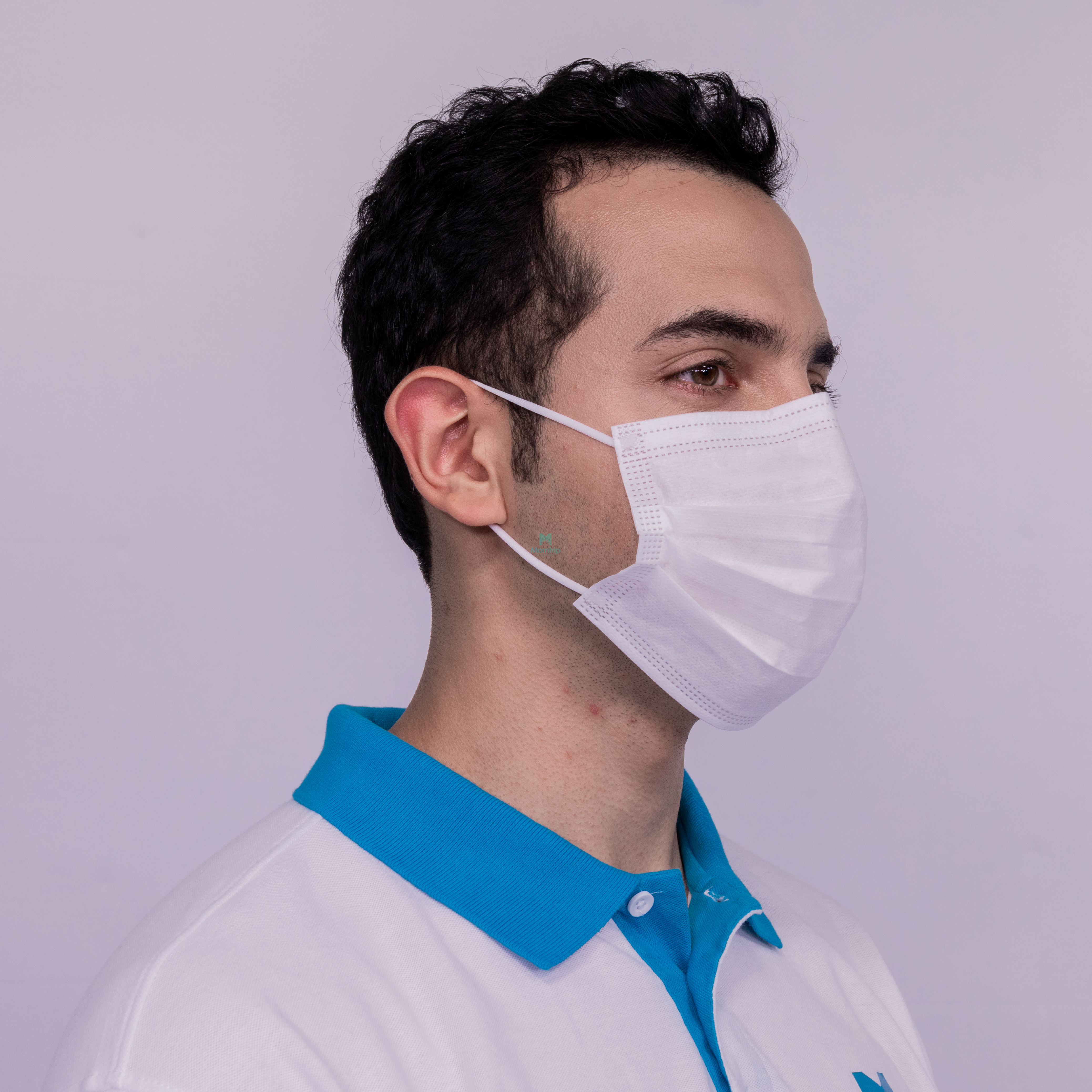 3 Ply Non Woven Wholesale Protective Customized Breathing Medical Disposable Earloop Face Mask