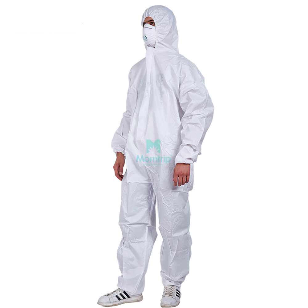 Comfortable Type 5 6 Anti Static Dustproof Panting Spraying Liquid Resistant for Industry Food Chemical Coverall Clothing
